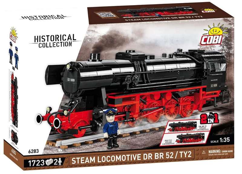 Cobi - Historical Trains - Steam Locomotive DRB 52 1 -723 Pcs