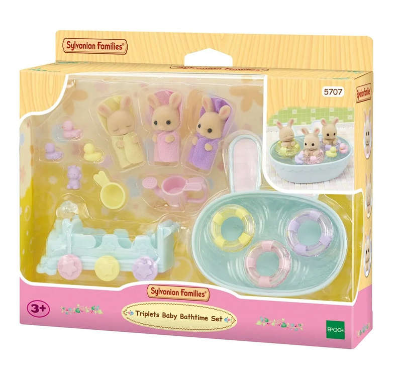 Sylvanian Families - Triplets Baby Bathtime Set
