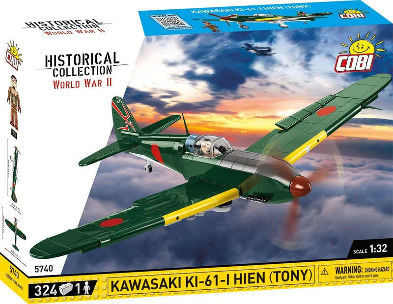Cobi - World War II - Kawasaki Ki -61 -Hien 324 pcs