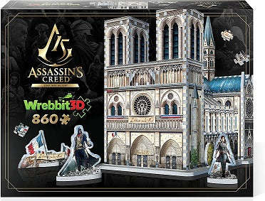 Wrebbit 3D Puzzle - Assassins Creed Notre Dame Puzzle