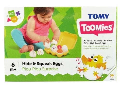 Toomies - Hide & Squeak Eggs (Toys)