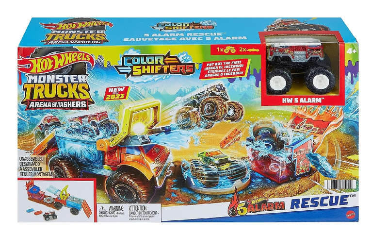 Hot Wheels - Monster Trucks Arena World 5 Alarms - Water Blast Smash