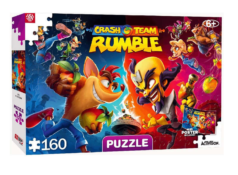 Good Loot: Kids Puzzle Crash Team Rumble 160 Pieces Puzzle