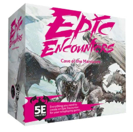 Epic Encounter RPG set - Cave of the Manticore (Board Games)