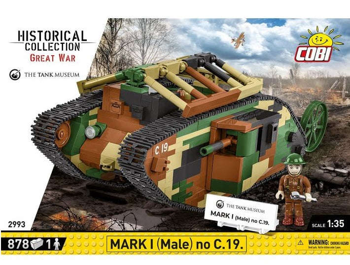 Cobi - World War I - Mark I 878 pcs