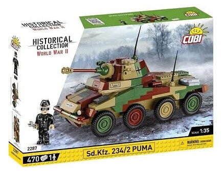 Cobi - World War II - Sd.Kfz 234/2 Puma 470 pcs