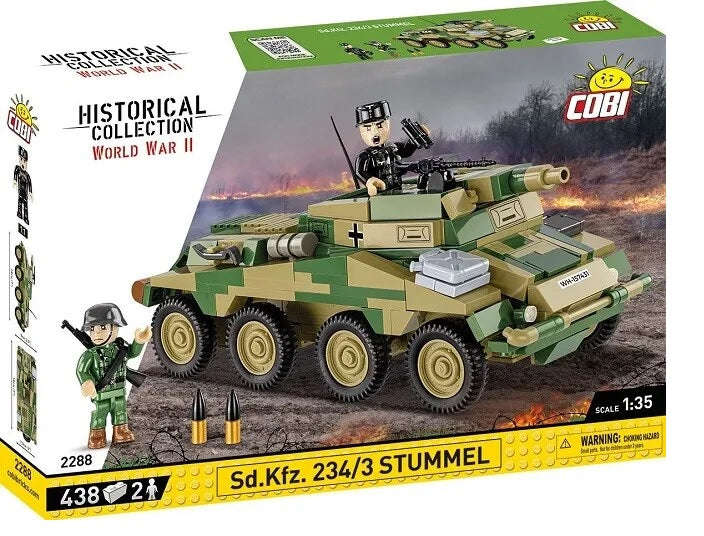 Cobi - World War II - Sd.Kfz 234/3 Stummel 438 pcs