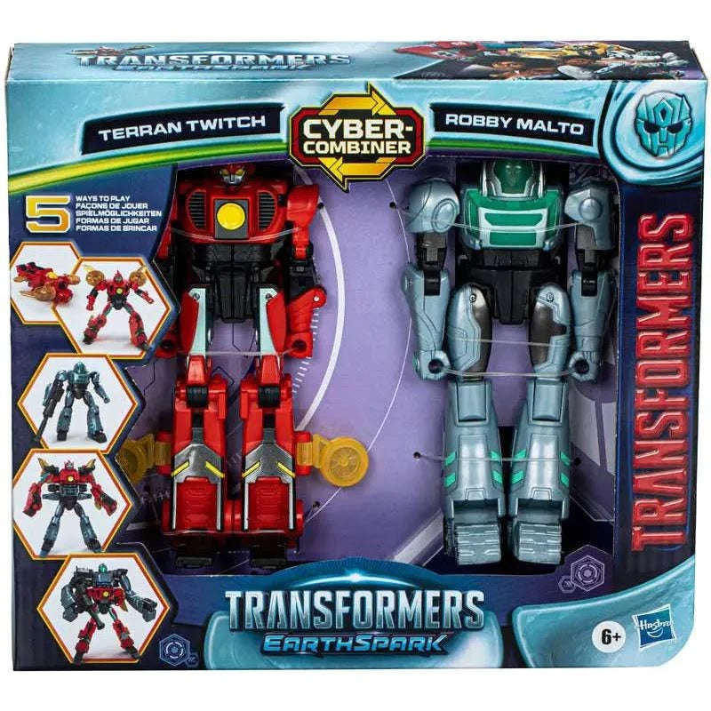 Transformers - Earthspark Cyber Combiner (Terran Twitch & Robby Malto)