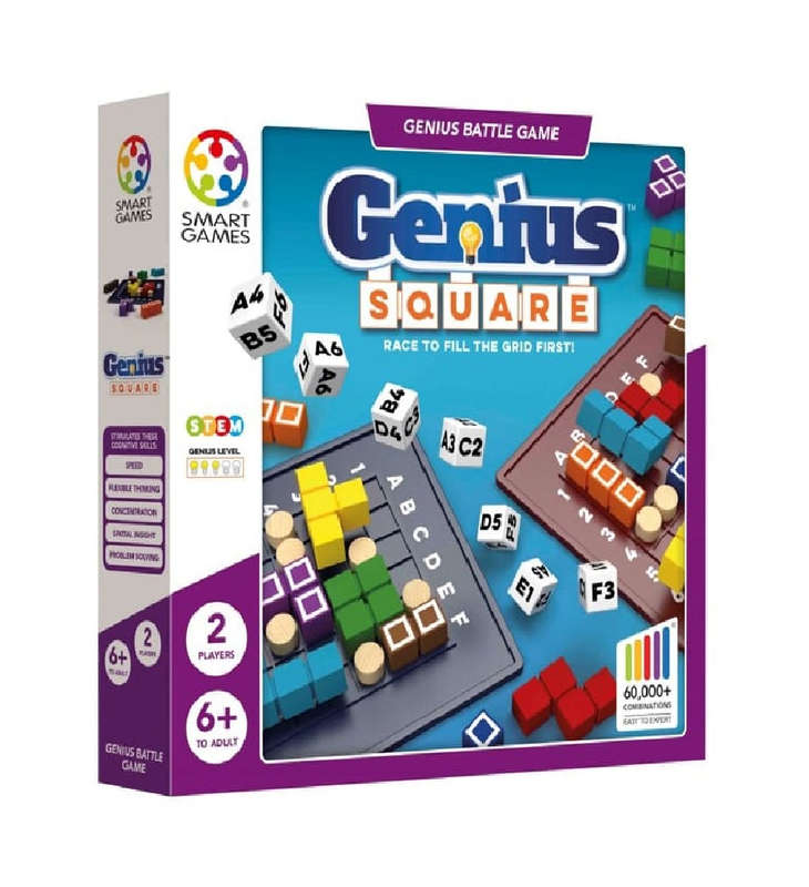 SmartGames - Puzzle Games The Genius Square (Board Games)