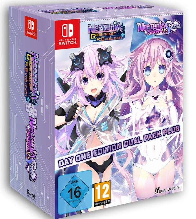 Neptunia Game Maker R:Evolution / Neptunia: Sisters VS Sisters - Day One Edition (Nintendo Switch)