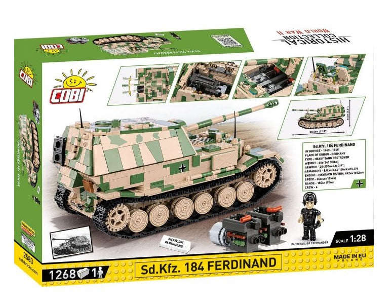 Cobi - World War II - Sd.Kfz 184 Ferdinand 1268 pcs
