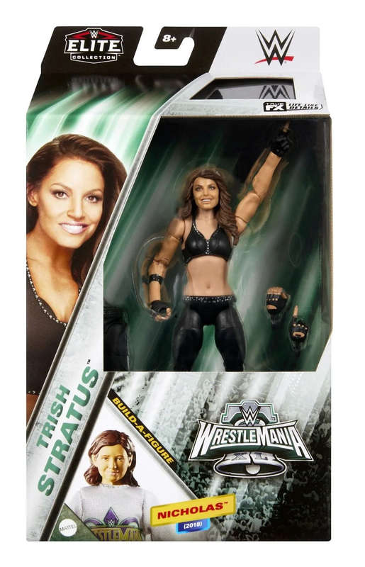 WWE - Elite WrestleMania - Trish Stratus with Accessory and Nicholas Build -a -Figure parts