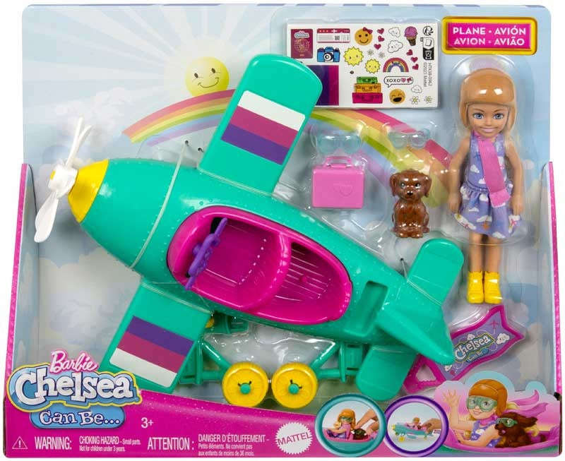 Barbie - Chelsea I Can Be Doll and Plane