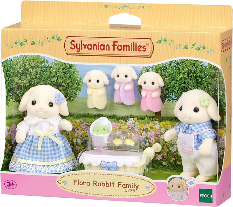 Sylvanian Families - Flora Rabbit Family (Toys)