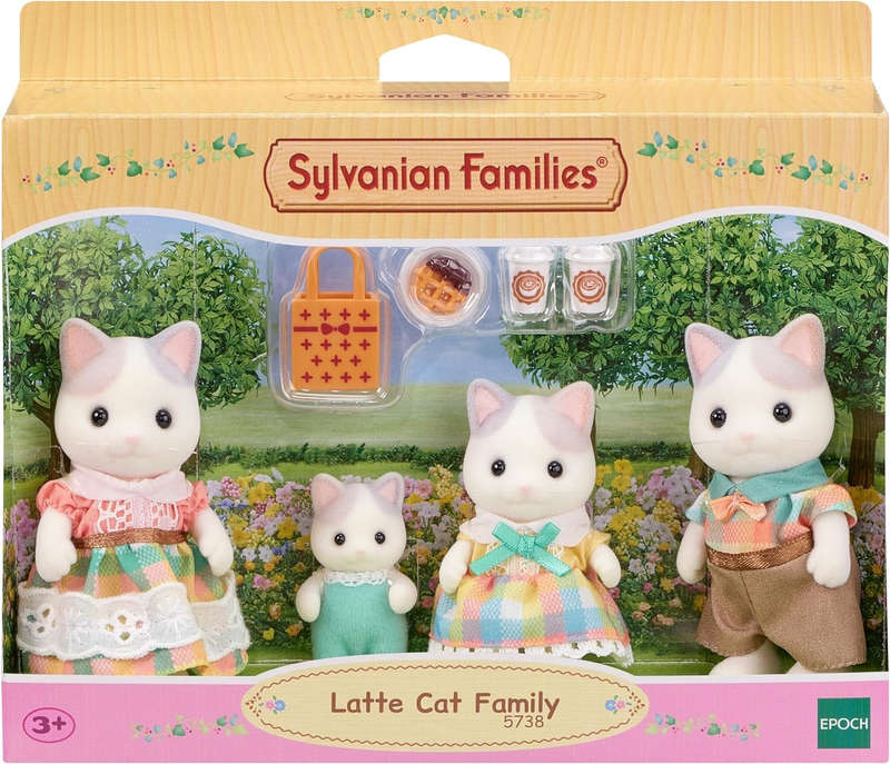 Sylvanian Families - Latte Cat Family (Toys)