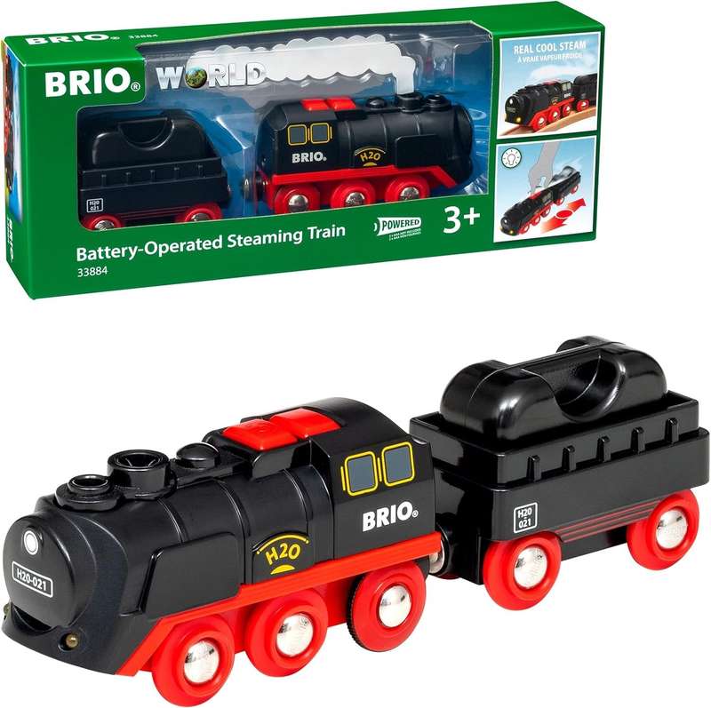 BRIO - Battery -Operated Steaming Train (33884)
