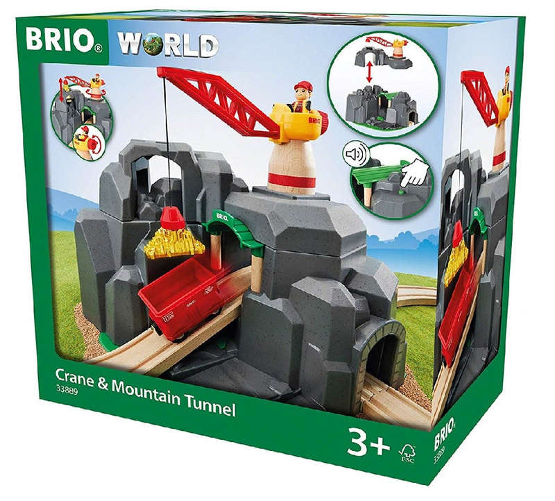 BRIO - Crane and Mountain Tunnel 33889