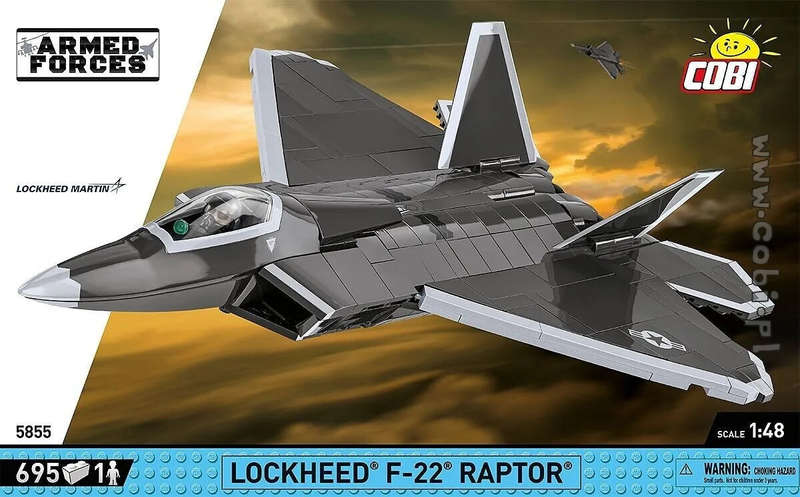 Cobi - Armed Forces - Lockheed F22 Raptor 695 pcs