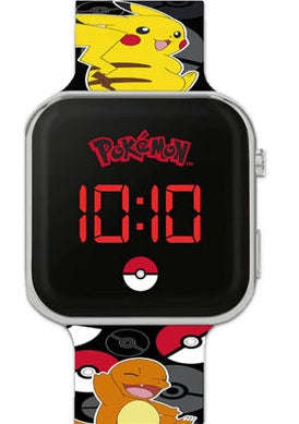 Peers Hardy - LED Strap Watch - Pokémon Black Printed Character Strap