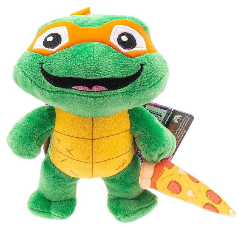TMNT Mutant Mayhem - 8 Basic Plush - Michelangelo (Plush)