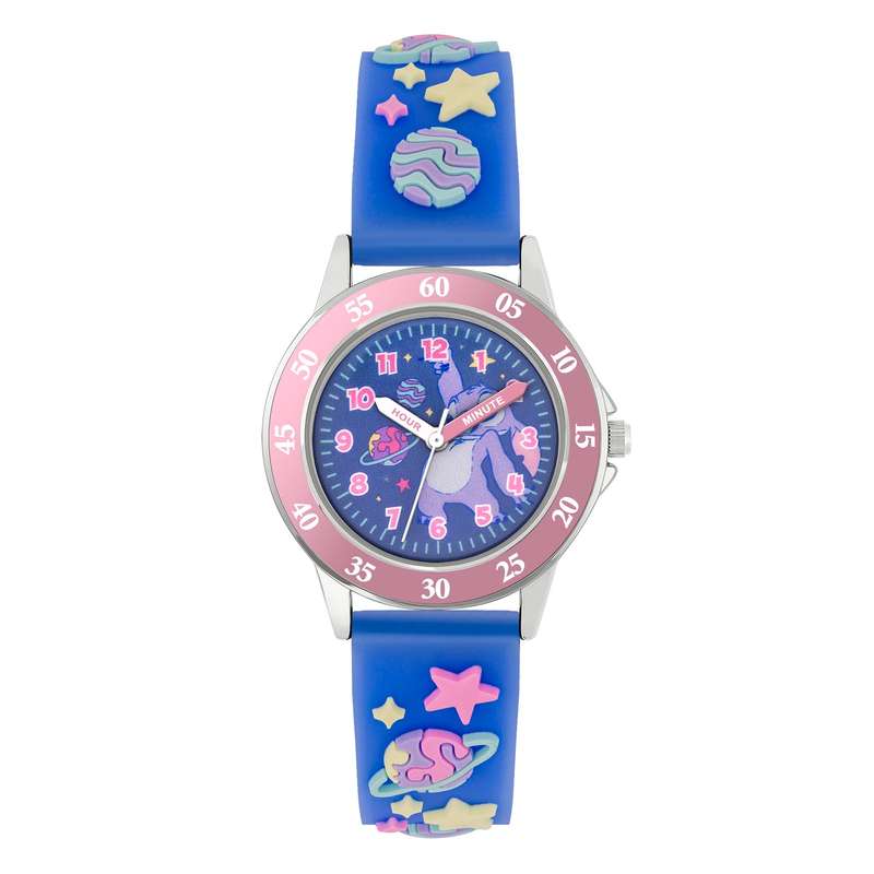 Peers Hardy - Time Teacher Watch - Disney Lilo And Stitch Purple 3D