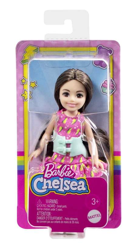 Barbie - Chelsea Core Doll With Pink Watermelon Dress
