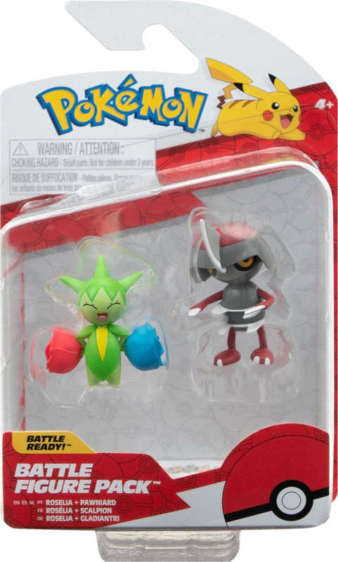 Pokemon - Battle Figure - Roselia & Pawnlard
