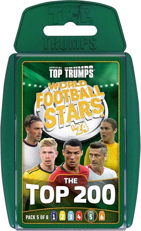 World Football Stars Top 200 Top Trumps Card Game - Pack 5