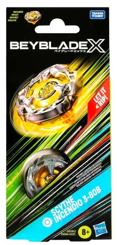 Beyblade X - Scythe Incendio 3 -80B (Stamina)