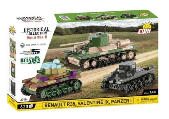 Cobi - World War II - 3 Tank Pack 595 pcs