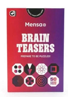 Mensa Brain Teasers Genius Test (Card Game)