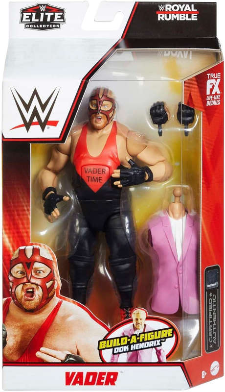 WWE - Elite Collection Royal Rumble - Vader with Accessory and Dok Hendrix Build-A-Figure Parts (...