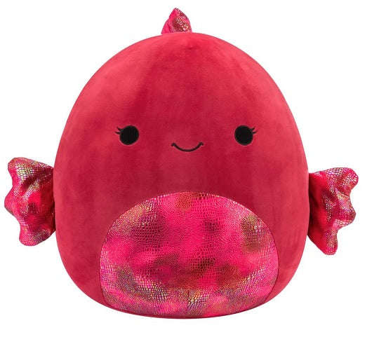 Squishmallows - 16 inch - Barella raspberry Betta fish