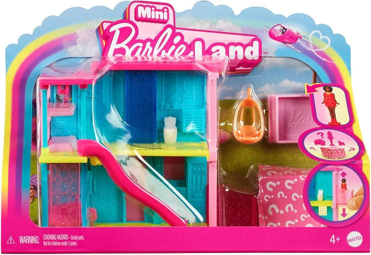 Barbie - Mini Barbieland Dream House (Pink Slide & Swing)