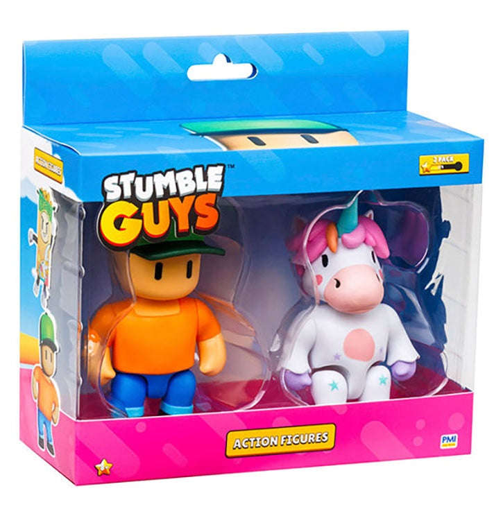 Stumble Guys - 4.5 Action Figures 2PK - Mr Stumble & Sprinkle
