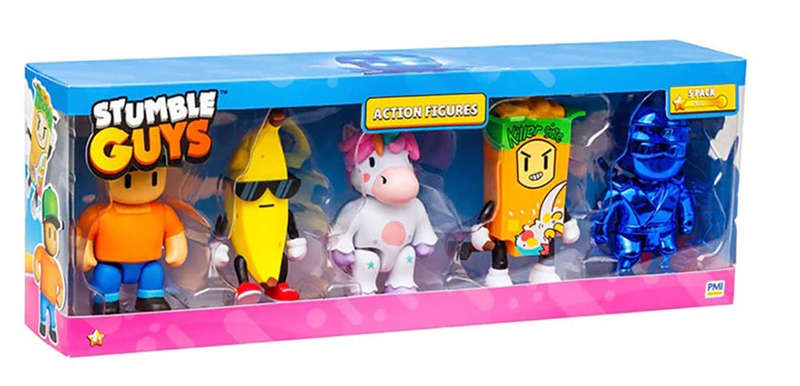 Stumble Guys - 4.5 Action Figures 5PK