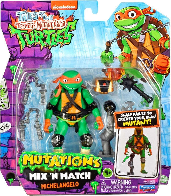 TMNT - Tales Of The Teenage Mutant Ninja Turtles Mix N Match Basic Turtles Figure - Michelangelo ...