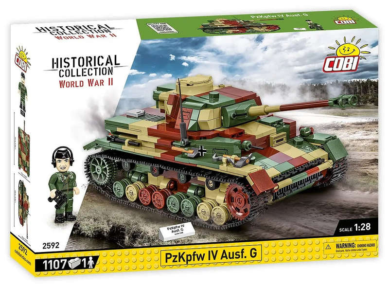 Cobi - World War II - Panzer IV Ausf.G 1107 pcs