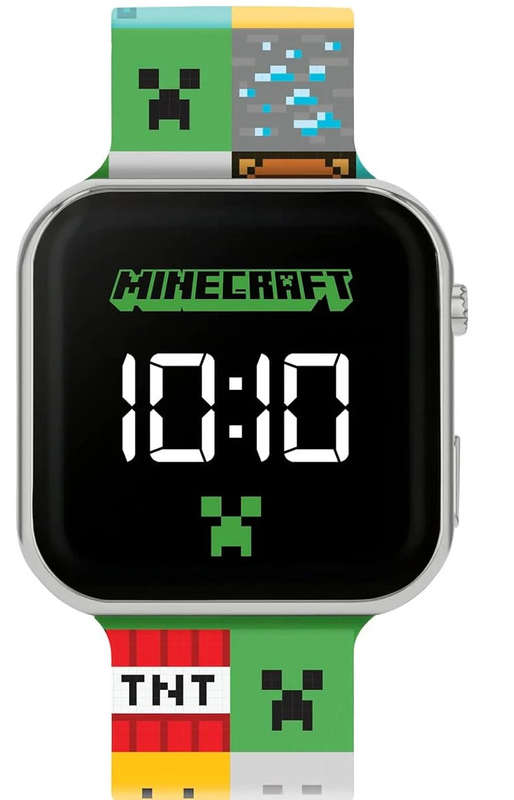 Peers Hardy - LED Strap Watch - Minecraft Printed Multicoloured