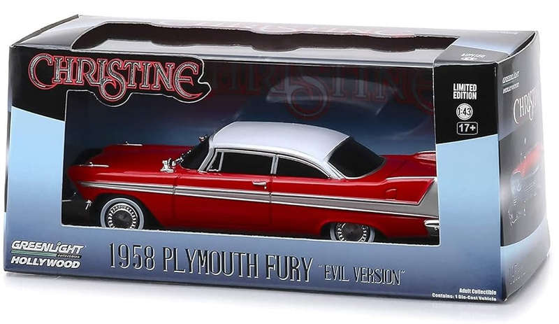 Greenlight Collectibles - 1/43 Christine - 1958 Plymouth Fury (Diecast Model Car)