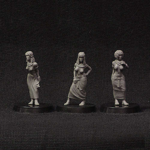 28mm Egyptian girls (3 models) (Miniatures)
