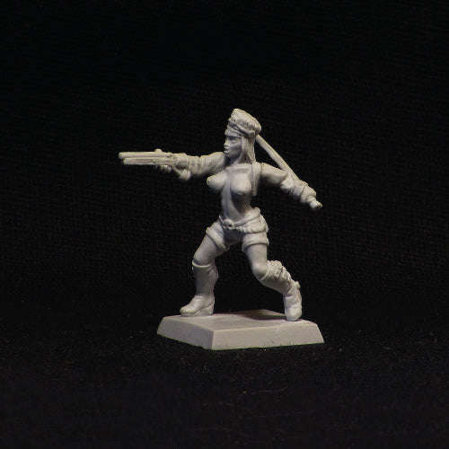 28mm Marishka (saber and pistol topless) (AG-02) (Miniatures)