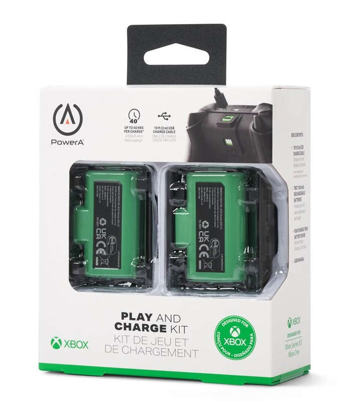 Power A Play and Charge Kit (Black) (Xbox Series X)