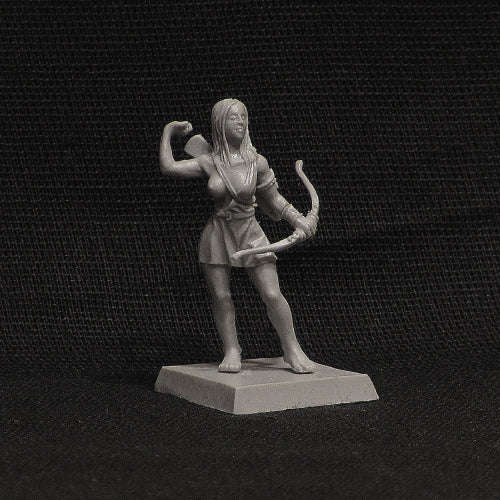 28mm Female Archer (AG-07) (Miniatures)
