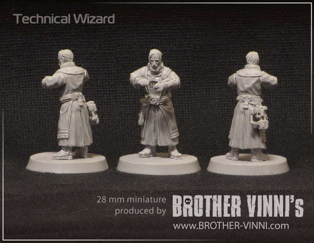 28mm tech-wizard OOP (Miniatures)