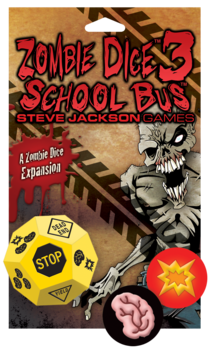 Zombie Dice 3 School Bus (Dice Sets & Games)