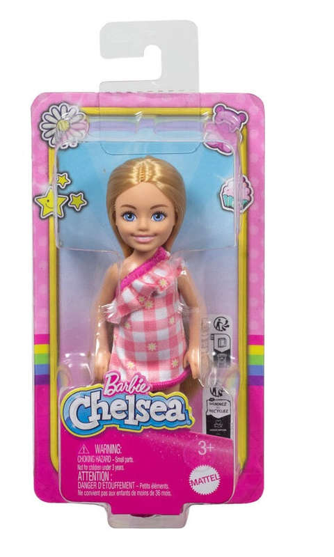 Barbie - Chelsea Core Doll - Checked Dress