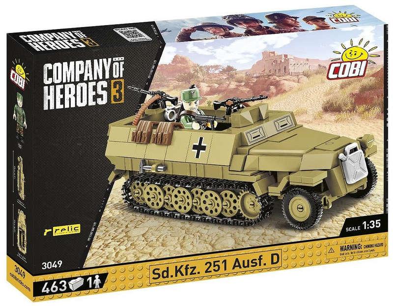 Cobi - World War II - Sd.Kfz 251 AusF D 463 pcs