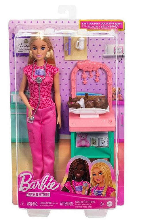 Barbie - Nurturing Baby Doctor Playset
