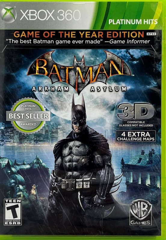 Batman: Arkham Asylum - Game of the Year Edition (Platinum Hits) (US Import) (Xbox 360)